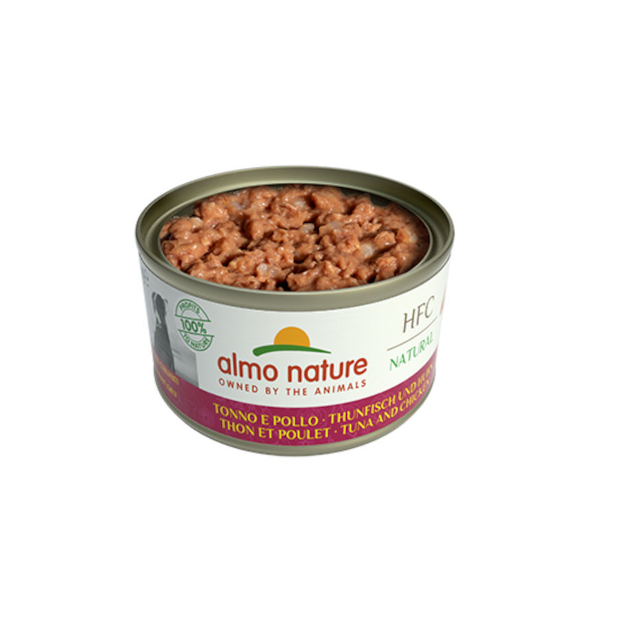 95 g Almo Nature Lata At&uacute;n y Pollo para perro, , large Imagen numero 2
